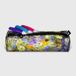 Пенал для ручек Цветочная летняя поляна, цвет: 3D-принт — фото 2