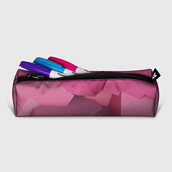 Пенал для ручек Розовые геометрические фигуры, цвет: 3D-принт — фото 2