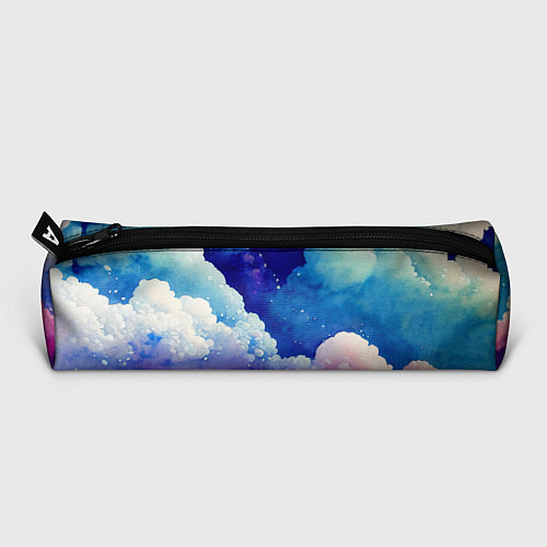 Пенал Розово-голубые акварельные облака / 3D-принт – фото 3
