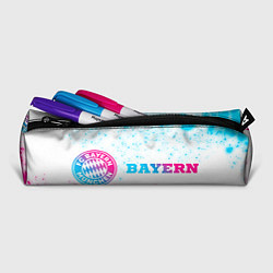 Пенал для ручек Bayern neon gradient style: надпись и символ, цвет: 3D-принт — фото 2