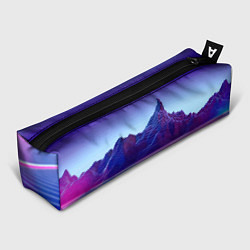 Пенал для ручек Neon mountains - Vaporwave, цвет: 3D-принт