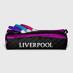 Пенал для ручек Liverpool pro football: надпись и символ, цвет: 3D-принт — фото 2