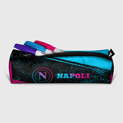 Пенал для ручек Napoli - neon gradient: надпись и символ, цвет: 3D-принт — фото 2