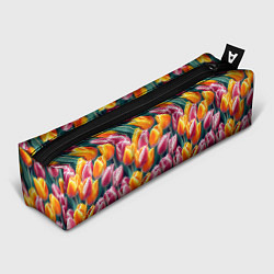 Пенал для ручек Роскошные тюльпаны, цвет: 3D-принт