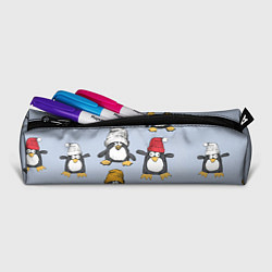 Пенал для ручек Смешные пингвины, цвет: 3D-принт — фото 2