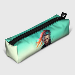 Пенал для ручек Girl art Cyberpunk, цвет: 3D-принт