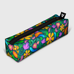 Пенал для ручек Мандала на энергию - цветы, цвет: 3D-принт