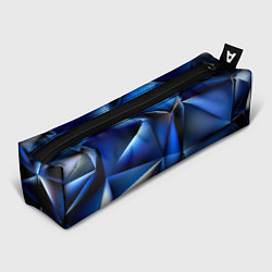 Пенал Polygon blue abstract