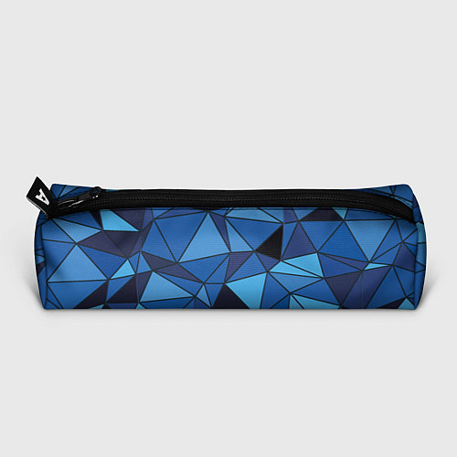 Пенал Синие треугольники, абстракт / 3D-принт – фото 3