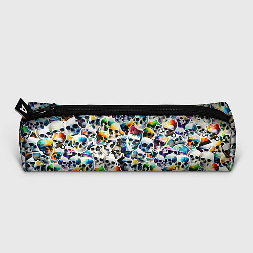 Пенал Акварельные черепа / 3D-принт – фото 3