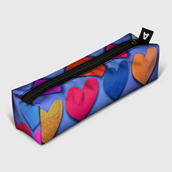 Пенал для ручек Паттерн сердечки, цвет: 3D-принт