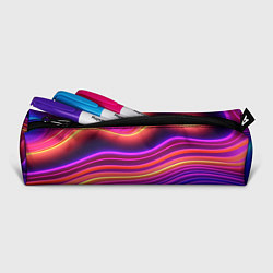 Пенал для ручек Яркие неоновые волны, цвет: 3D-принт — фото 2
