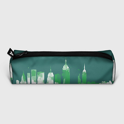 Пенал Funny cat on the background of skyscrapers / 3D-принт – фото 3
