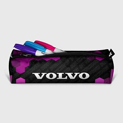 Пенал для ручек Volvo pro racing: надпись и символ, цвет: 3D-принт — фото 2