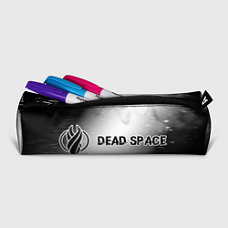 Пенал для ручек Dead Space glitch на светлом фоне: надпись и симво, цвет: 3D-принт — фото 2