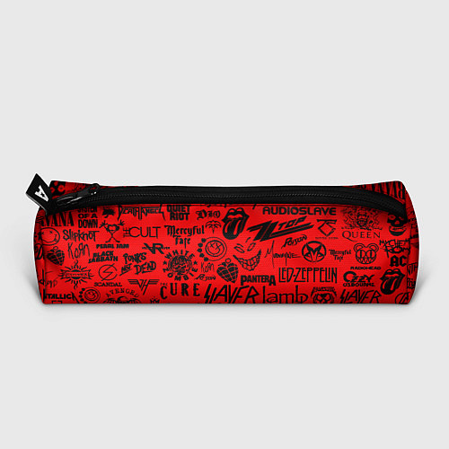 Пенал Лучшие рок группы на красном / 3D-принт – фото 3