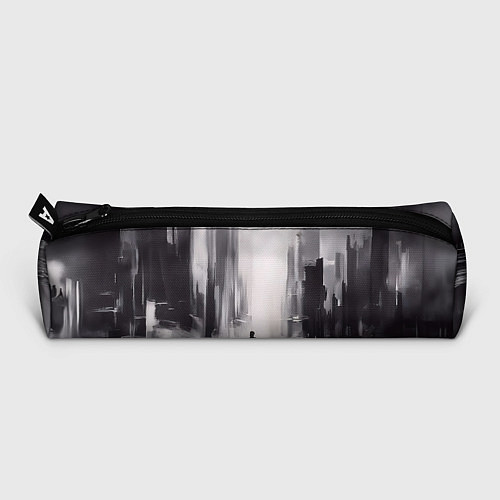 Пенал Большой мрачный город с силуэтом человека / 3D-принт – фото 3