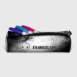 Пенал для ручек Evangelion glitch на светлом фоне: надпись и симво, цвет: 3D-принт — фото 2