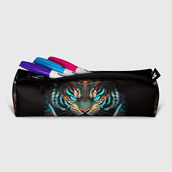 Пенал для ручек Тигр самурай, цвет: 3D-принт — фото 2