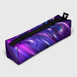 Пенал для ручек Неоновый звездопад - полосы, цвет: 3D-принт