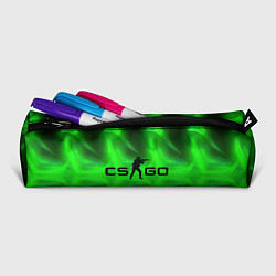 Пенал для ручек CSGO green logo, цвет: 3D-принт — фото 2