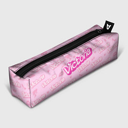 Пенал Виктория - паттерн Барби розовый