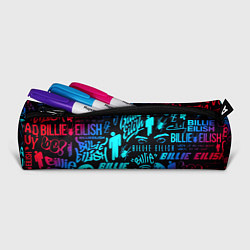 Пенал для ручек Billie Eilish neon pattern, цвет: 3D-принт — фото 2