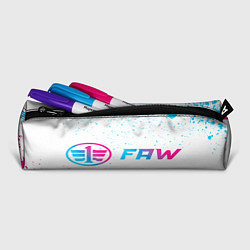 Пенал для ручек FAW neon gradient style по-горизонтали, цвет: 3D-принт — фото 2