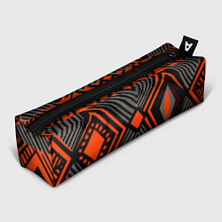 Пенал для ручек Узор в этническом стиле племени масаев, цвет: 3D-принт