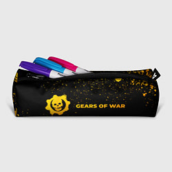 Пенал для ручек Gears of War - gold gradient по-горизонтали, цвет: 3D-принт — фото 2