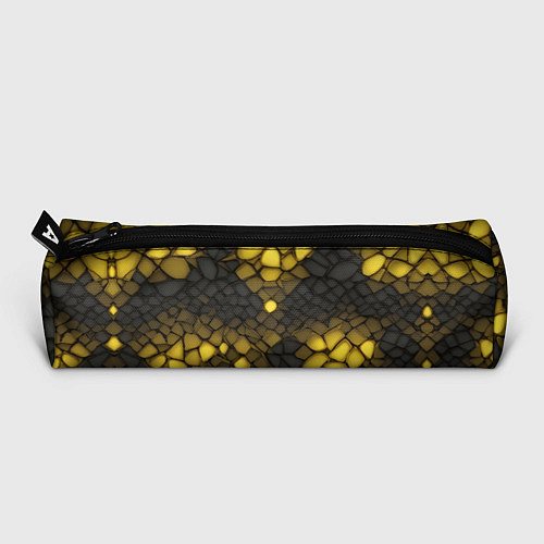 Пенал Жёлтый трескающийся камень / 3D-принт – фото 3