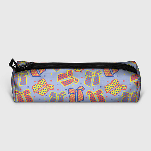 Пенал Узор с яркими разноцветными бантами в горошек / 3D-принт – фото 3