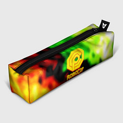 Пенал для ручек Робот полицейский flame, цвет: 3D-принт
