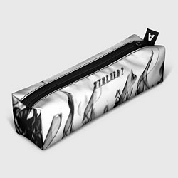 Пенал для ручек Stalker 2 черный огонь абстракция, цвет: 3D-принт