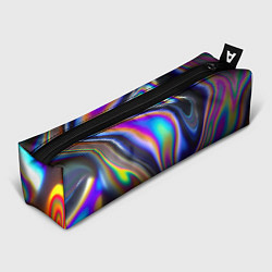 Пенал для ручек Жидкая голографическая бензиновая абстракция, цвет: 3D-принт