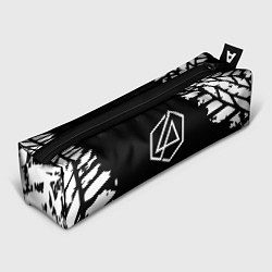 Пенал для ручек Linkin park краски текстура рок, цвет: 3D-принт