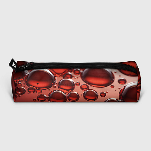 Пенал Крупные красные капли / 3D-принт – фото 3