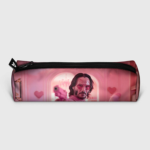 Пенал Джон Уик в розовых очках сердечках / 3D-принт – фото 3