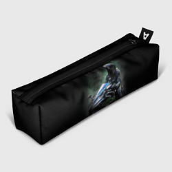 Пенал для ручек Мотоциклист на спортивном байке, цвет: 3D-принт