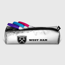 Пенал для ручек West Ham sport на светлом фоне по-горизонтали, цвет: 3D-принт — фото 2