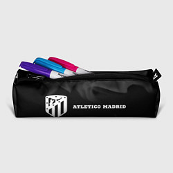 Пенал для ручек Atletico Madrid sport на темном фоне по-горизонтал, цвет: 3D-принт — фото 2