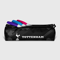 Пенал для ручек Tottenham sport на темном фоне по-горизонтали, цвет: 3D-принт — фото 2