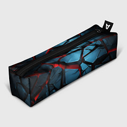 Пенал для ручек Объемная плитка абстракции, цвет: 3D-принт