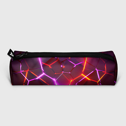 Пенал Красные плиты с фиолетовым свечением / 3D-принт – фото 3