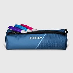 Пенал для ручек Geely сине-голубой в полоску, цвет: 3D-принт — фото 2