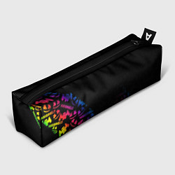Пенал для ручек Marshmello neon dj, цвет: 3D-принт