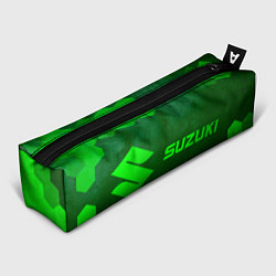 Пенал для ручек Suzuki - green gradient по-горизонтали, цвет: 3D-принт