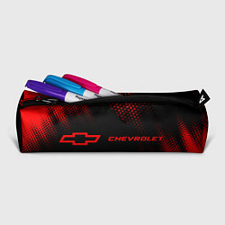 Пенал для ручек Chevrolet - red gradient по-горизонтали, цвет: 3D-принт — фото 2
