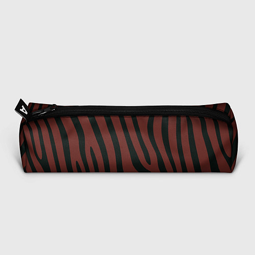Пенал Бордовый с чёрными полосами / 3D-принт – фото 3