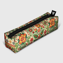 Пенал для ручек Славянский узор и орнамент, цвет: 3D-принт